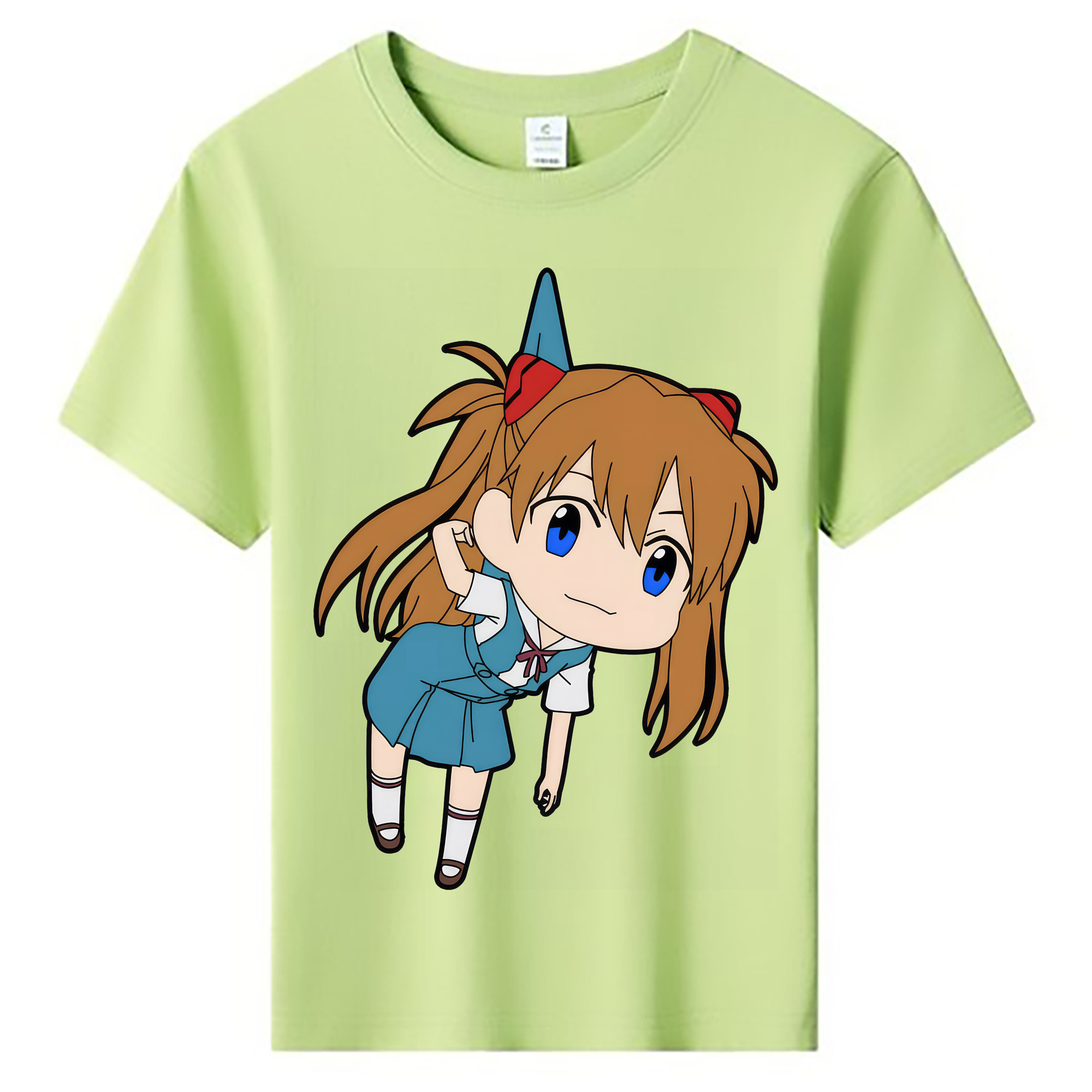 （画像用） EVA 新世紀エヴァンゲリオン 綿100％キッズTシャツ（フロントプリント）